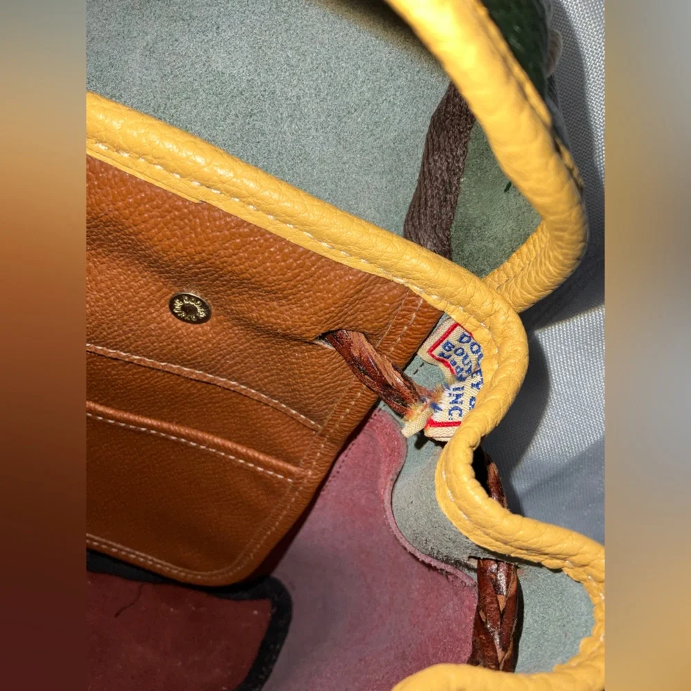 Dooney & Bourke vintage teton backpack all leather. From 1990